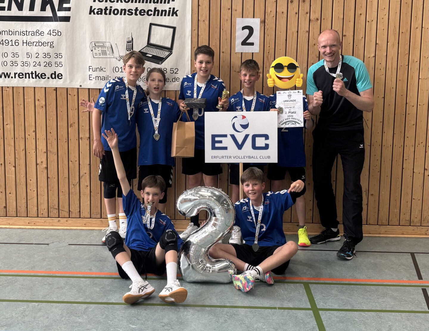 🥈 Silber beim East Kids Masters der U13